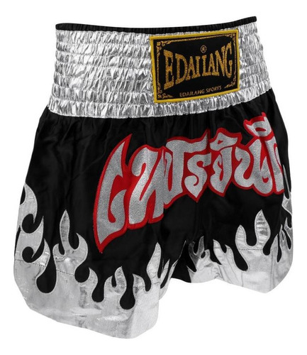 . Pantalones Cortos De Muay Thai Kick Boxeo Ropa Técnica .