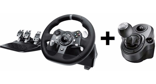 Volante Logitech G920 + Câmbio Driving Force P/ Xbox One Pc