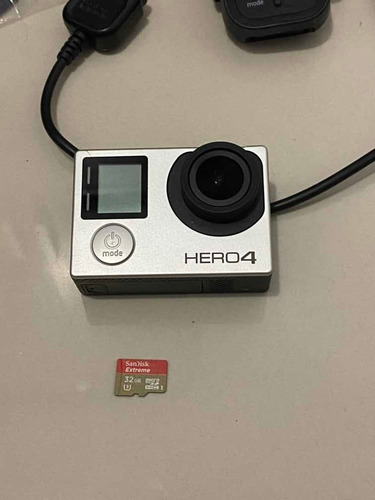 Gopro Hero 4 Silver + Cartão + Controle Remoto + Acessórios