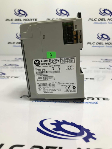 Allen Bradley 1769-if8 Mod De Entradas Analogas 3 (Usado)