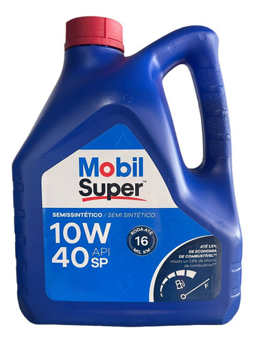 Lubricante Mobil Super Semi-sintético 10w40 Bidón De 4 Lts