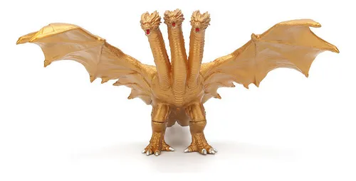 Figura De Dinosaurio Ghidorah, Dragón De Tres Cabezas,
