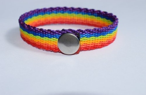 Pulsera Orgullo Gay Lgbt Pack Por 100 Unidades (1,5cm)