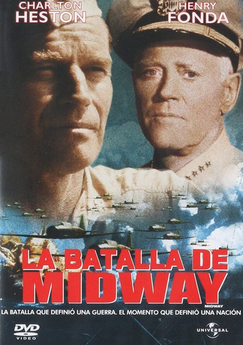 La Batalla De Midway | Dvd Charlton Heston Película Nuevo