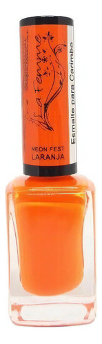 Esmalte Para Carimbo La Femme Decoração De Unhas Cores Div Cor Neon Fest - Laranja