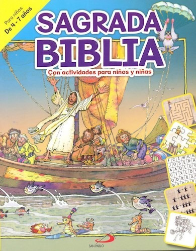 Sagrada Biblia Con Actividades Para Niños Y Niñas