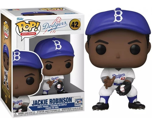 Muñeca Funko Pop MLB Dodgers Jackie Robinson 42