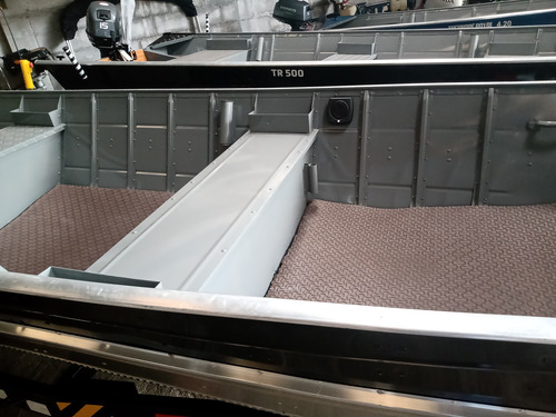 Barco 6m Aluminio Carreta Com Motor Hidea 15