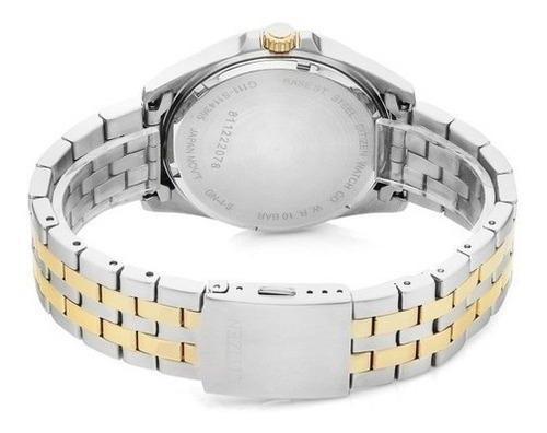 Citizen Quartz Date Two Tone Bi5054-53l ¨¨¨¨¨¨¨¨¨¨¨¨dcmstore Color de la correa Plata Y Oro Color del bisel Plata Y Oro Color del fondo Azul
