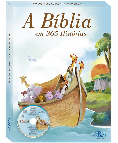 Imagem 1 de 5 de A Bíblia Em 365 Historias - Ilustrada Infantil - 