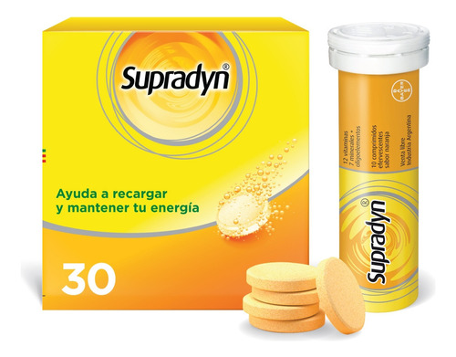 Suplemento Multivitaminico Supradyn Efervescente 30 Compr.