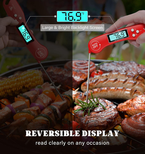 Doqaus Termómetro Digital Para Carne, Termómetro De Lectu...