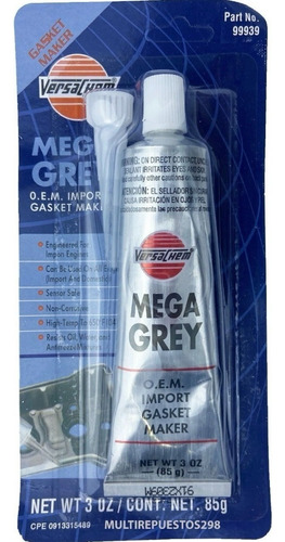 Silicon Gris Mega Grey (caja 12 Unid)