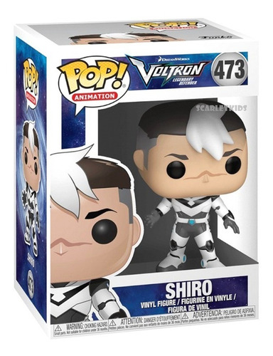Funko Pop Voltron Shiro 473 Original Pop! Scarlet Kids