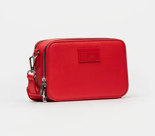 Cartera prune roja deals