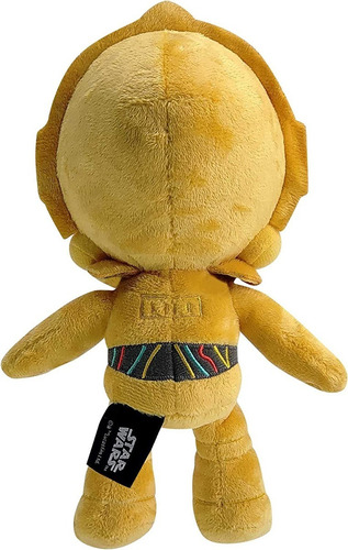 Imagen 2 de 4 de Peluche C-3po Star Wars Original 21cm Mattel Bestoys