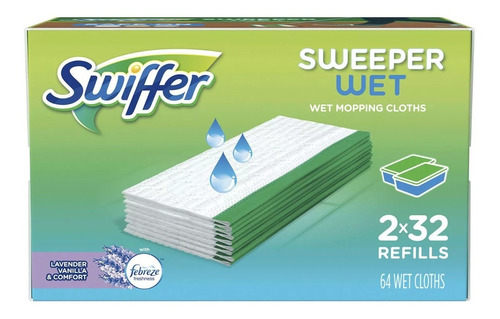 Swiffer Recambios Para Barredora  64 Pzs Aroma Lavanda 