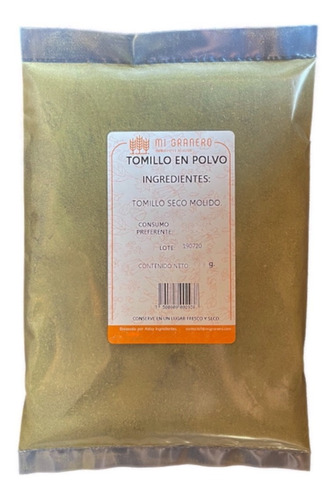 Tomillo Molido 250 Gramos 