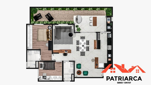Imagem 14 de 15 de Apartamento Santa Margarida 73,66 E 84,35m² Morumbi Paulínia - 02 - Stamargari