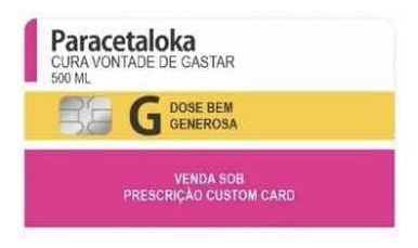 Adesivo Para Cartão De Crédito Paracetalouca