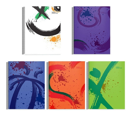 Cuaderno A4 Ledesma Essential Cuadriculado Tapa Pvc Pack X 5