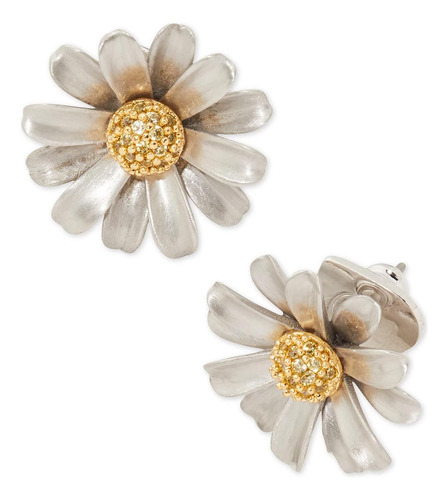 Kate Spade New York Into The Bloom Studs Aretes Plata Multi 