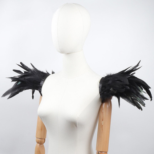 Charretera De Hombro, Chal De Plumas Unisex Para Carnaval,