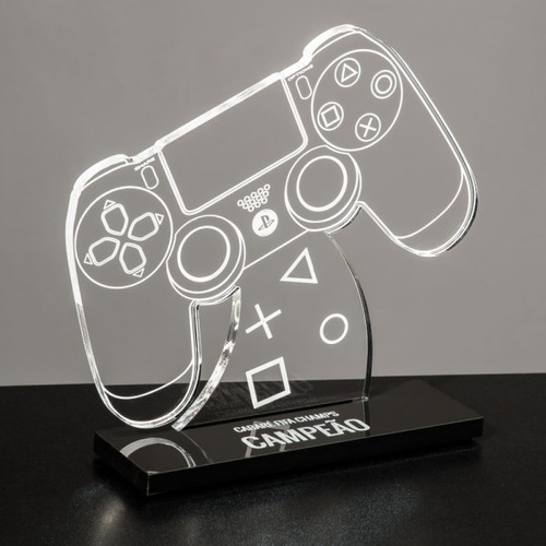 Controle Troféu Game Xbox Ps4 Fifa20 Acrilico Personalizado