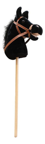 Nuevo Caballo De Madera Con Sonidos Auténticos, Negro Sin