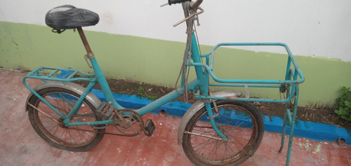 Bicicleta Antigua Reparto Trabajar Rod20 Permuto A Restaurar