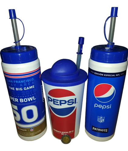 Lote De Pepsilindros Nfl Promocionales Pepsi