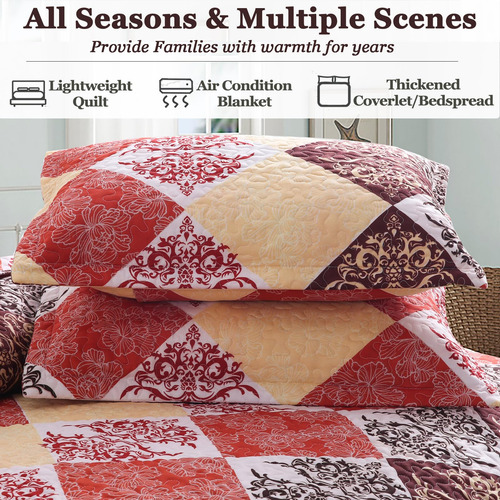 Juego De Edredones Queen-size Boho De Kindred Home - Colcha