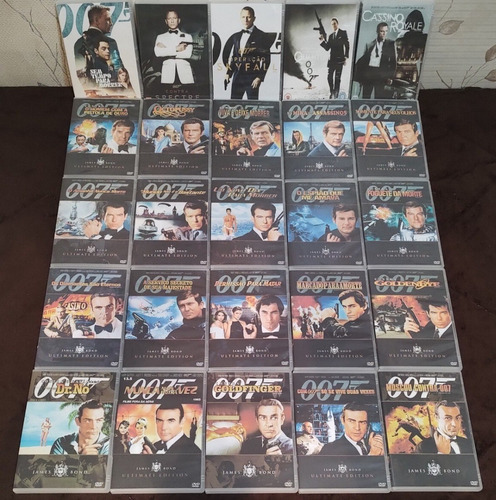 Dvd Box - 007 James Bond Sem Tempo Para Morrer
