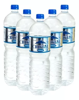 Agua Cristal Grande Sem Gás Pacote Fardo 1,5 Litros - C/ 6un