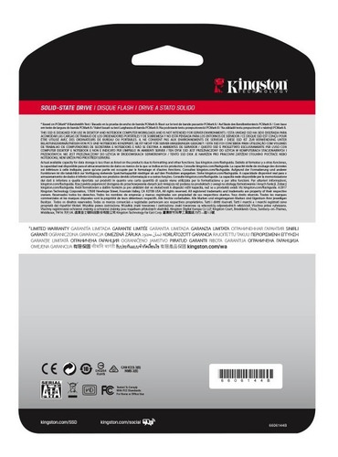 Imagen 2 de 4 de Unidad De Estado Solido Ssd Kingston A400 960gb 2.5