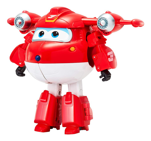Super Wings Juguetes Transformadores De Avión Jett Supercarg