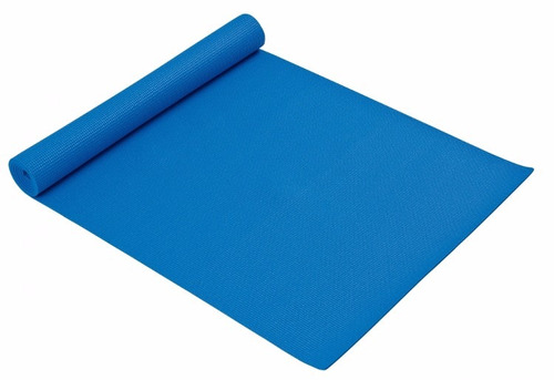 Colchonete Esteira Tapete P/ Yoga Pilates Ginastica Azul Mor