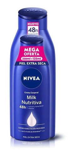 Nivea Milk Nutritiva Corporal - mL a $59