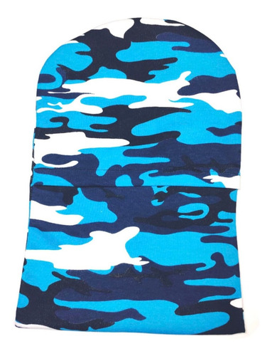 Imagen 4 de 4 de Balaclava Blue Woodland Pasamontañas Moto Cubrebocas Biker