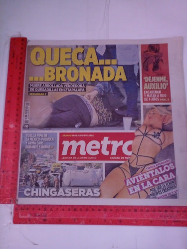Revista Periodico Metro Sabado 14 De Mayo De 2022
