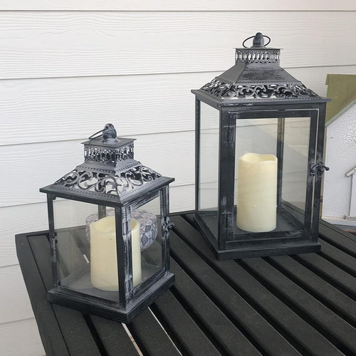 Velas Impermeables Sin Llama Homemory, Velas De Pilas Led Dark Ivory Set Of 5