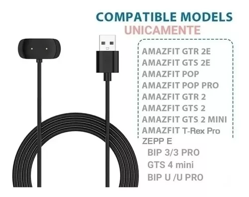 Cable Cargador Para Amazfit Gts 2, 2mini, Gtr 2,2e, Y Otros