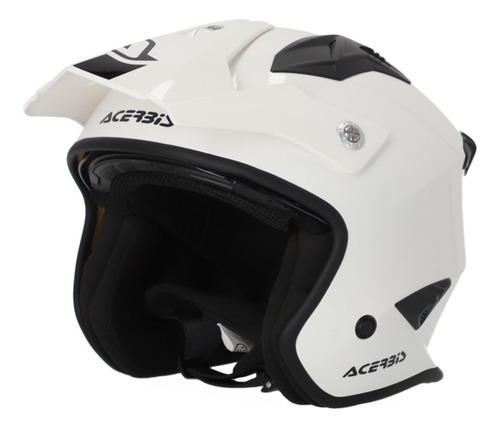 Casco Abierto Acerbis Jet Aria 2206 Blanco - Cafe Race