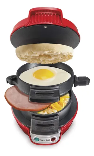 comprar Máquina Para Hacer Sándwiches Hamilton Beach, Roja (25476)