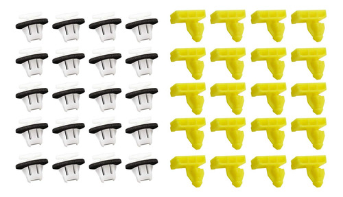 Kit 40 Clips Moldeo Para Arco Rueda Automovil Sujetador Juke