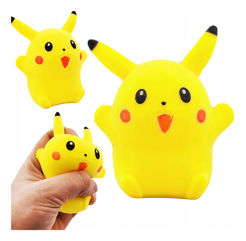 Squishy Anti Estres De Pokemón Pikachu 10cm