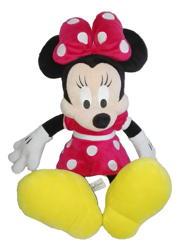 Peluche Mickey Mouse Minnie Lazo Rojo Puntos 25cm Disney