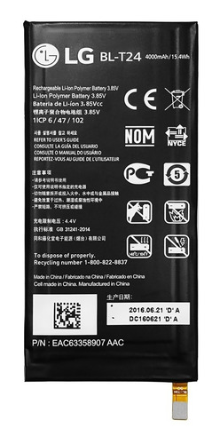 Bateria Bl-t24 LG X Power K220 K220dsf 4000mah Original Nf