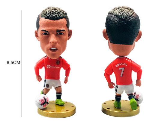 Boneco Miniatura Cristiano Ronaldo No Manchester United
