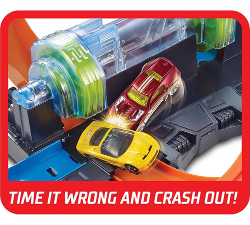 Juego De Pista De Autos Hot Wheels Choque En Espiral 1:64